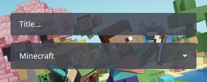 The stream widget The stream widget