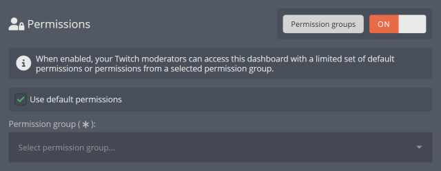 Giving your Twitch mods access to your bot