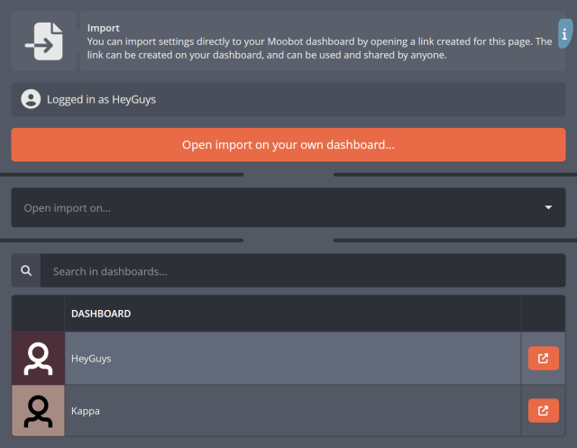 Importing to the batch tool from a link Importing to the batch tool from a link
