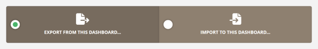 Exporting your settings